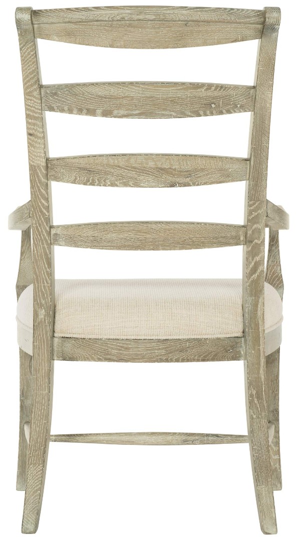 Стул с подлокотниками Rustic Patina Ladderback Arm Chair