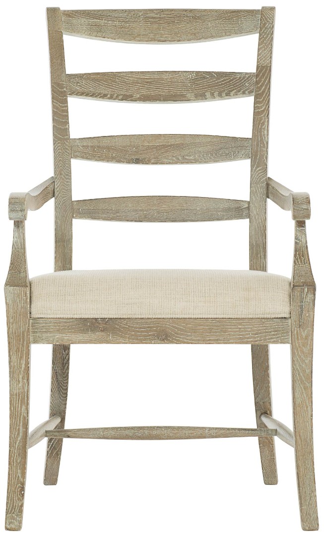 Стул с подлокотниками Rustic Patina Ladderback Arm Chair