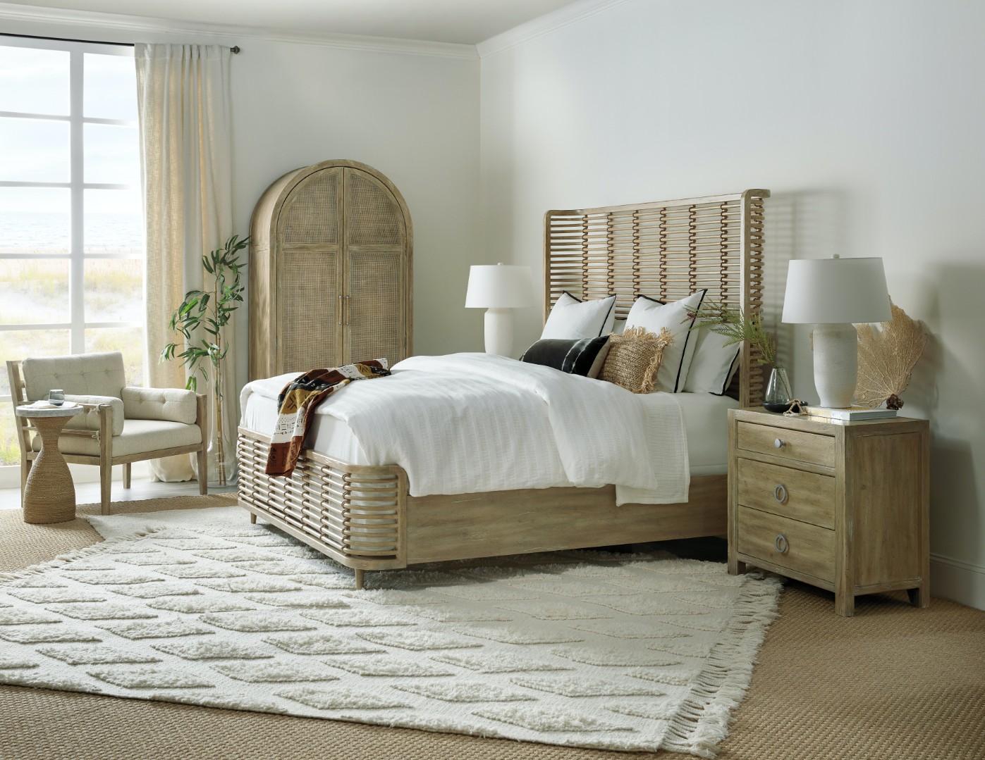 Кровать California King Rattan Bed