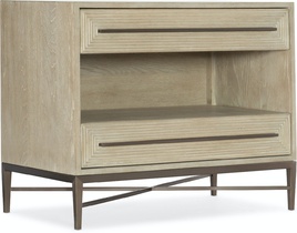 Тумба прикроватная Cascade Two-Drawer Nightstand