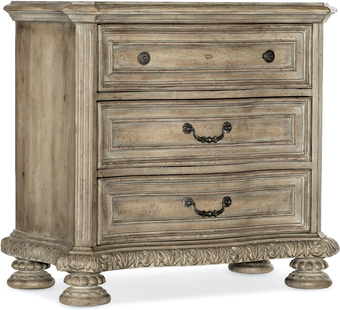 Тумба прикроватная Castella Three Drawer Nightstand