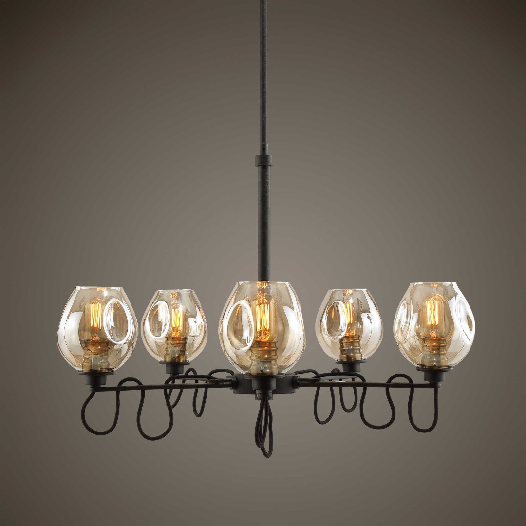 Люстра FRITZ, 5 LT CHANDELIER