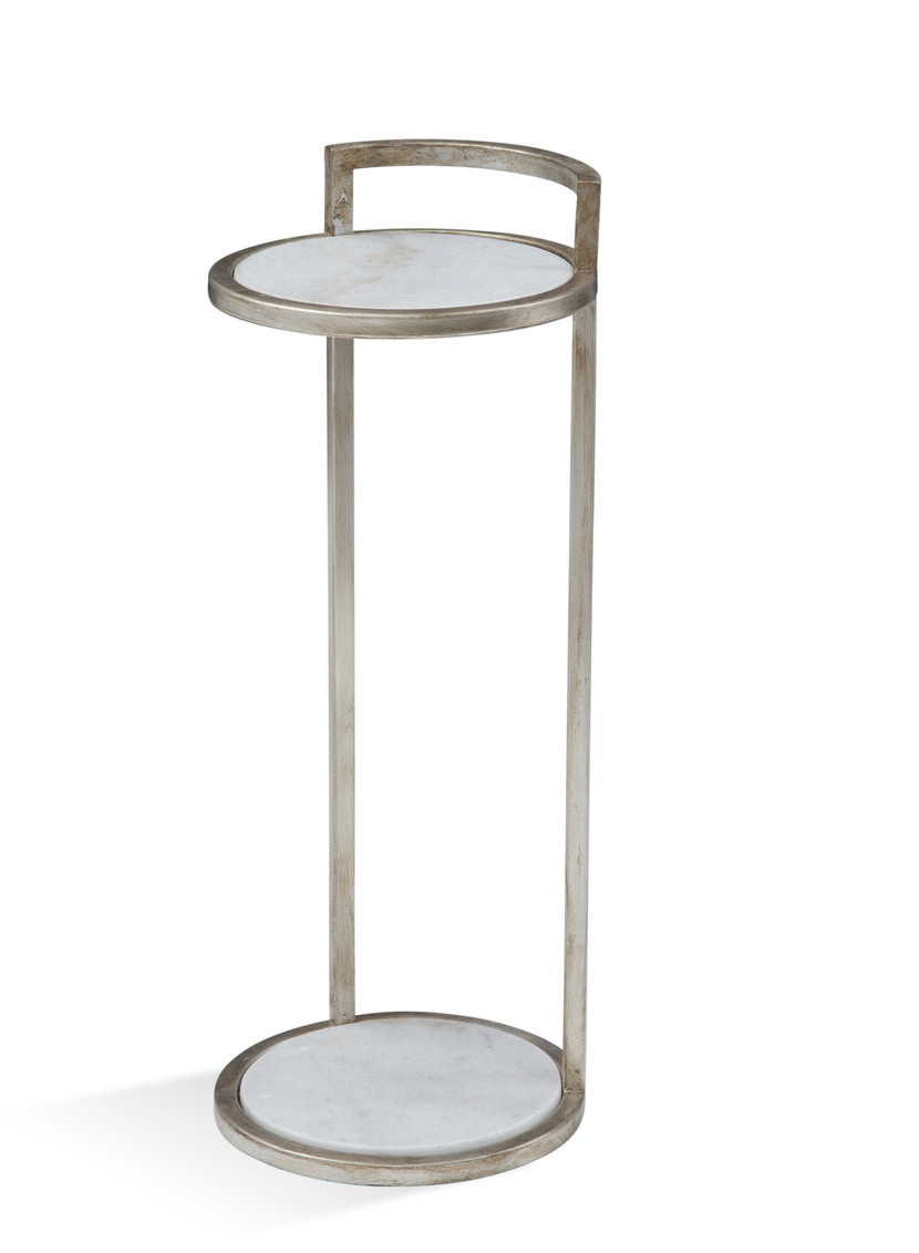 Стол придиванный Surrey серебряный