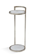 Стол придиванный Surrey серебряный