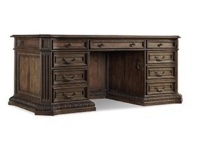 Письменный стол со вставкой из кожи The RHAPSODY