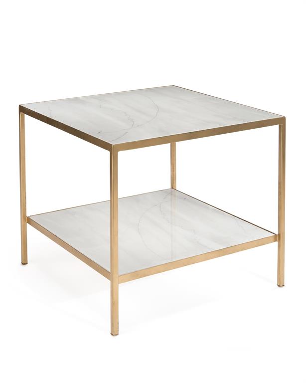 Стол придиванный Austin A. James' New Orleans White Gold