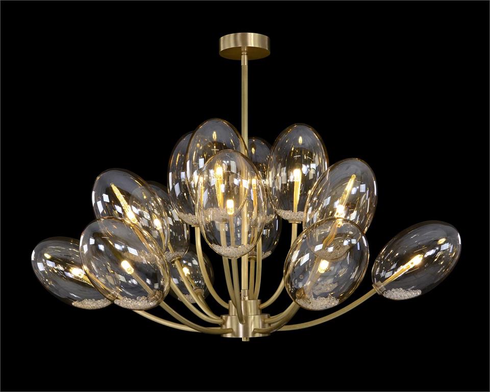 Люстра Echo: Glass Globe Sixteen-Light