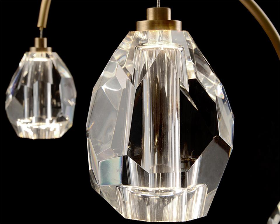 Люстра Faceted Cut Crystal Nine-Light