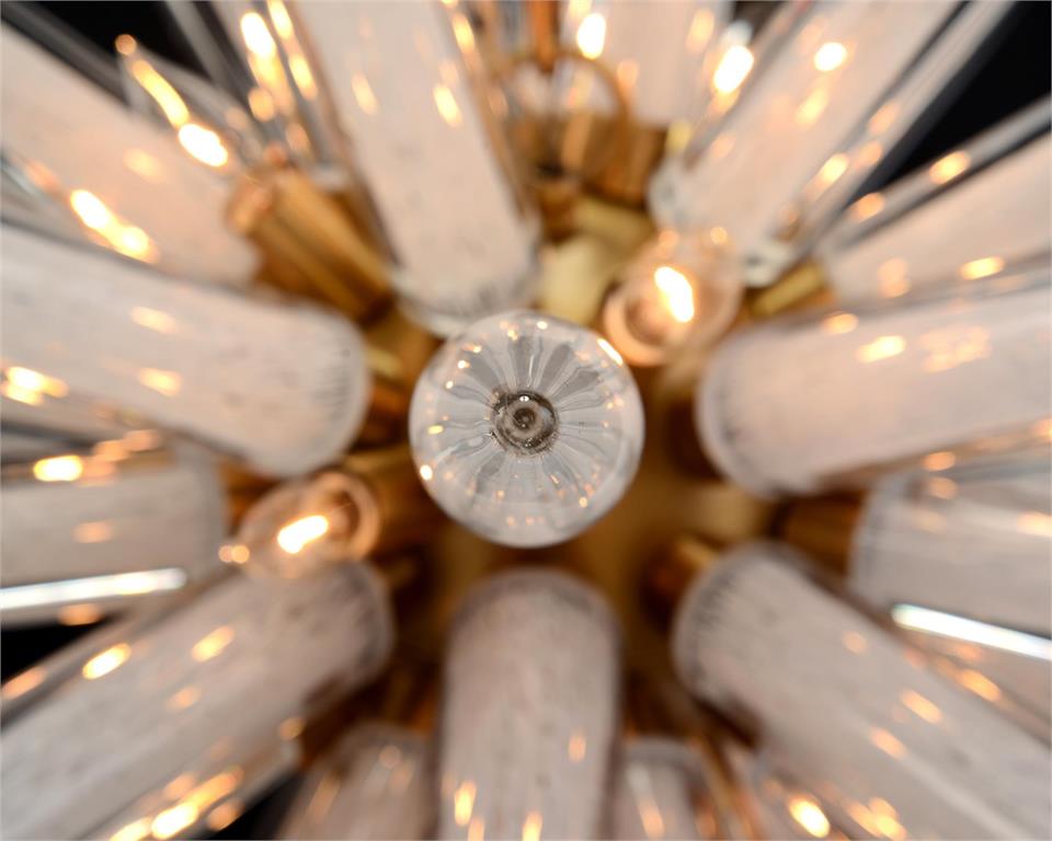 Люстра Handblown Glass Sphere Sixteen-Light Pendant