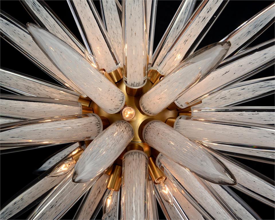Люстра Handblown Glass Sphere Sixteen-Light Pendant