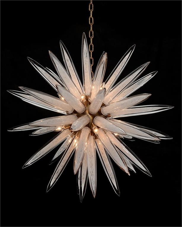 Люстра Handblown Glass Sphere Sixteen-Light Pendant