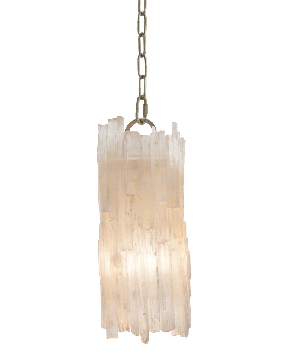 Люстра Natural Selenite Pendant