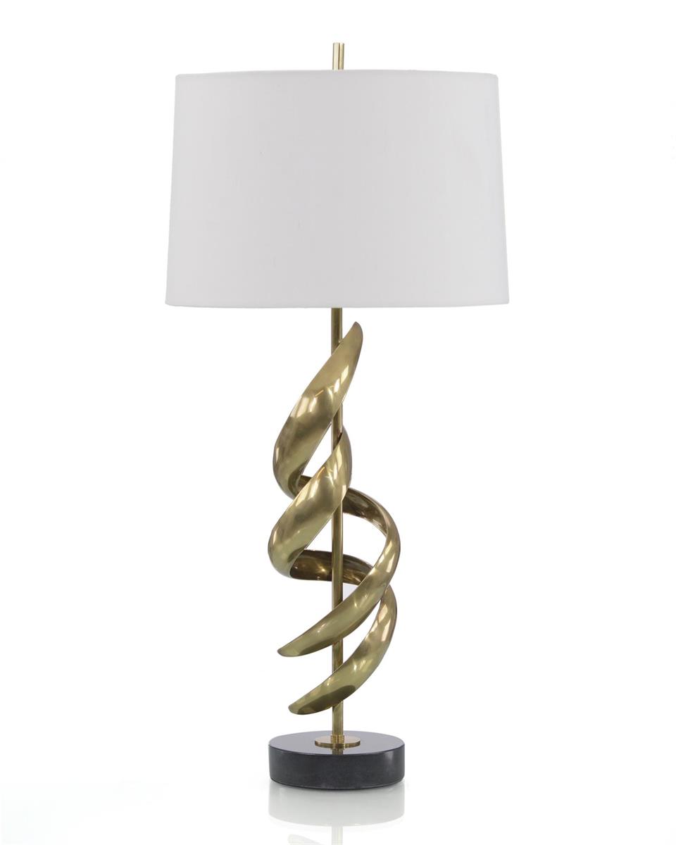 Настольная лампа Ribbon Table Lamp in Brass