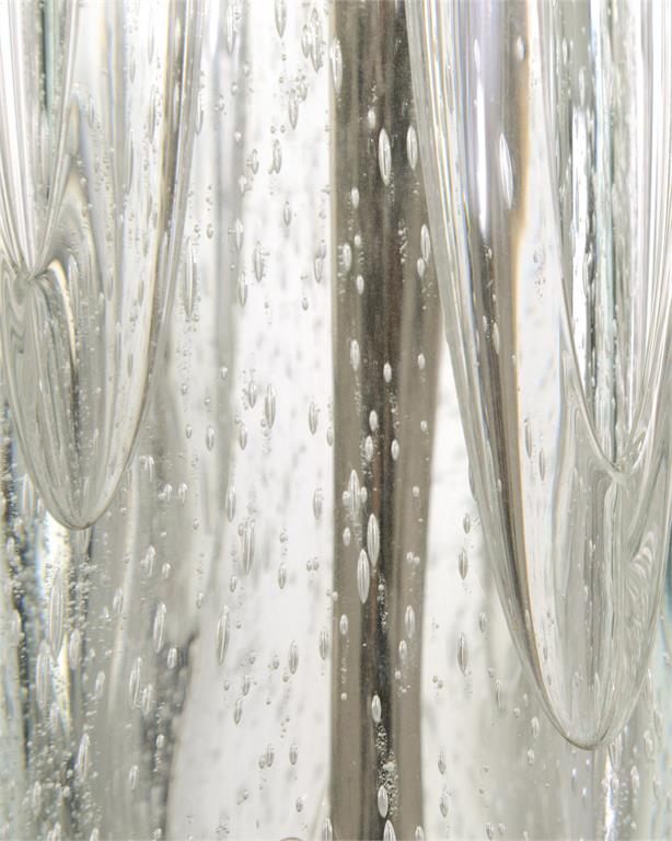 Настольная лампа Argentine Blue-Grey Art Glass