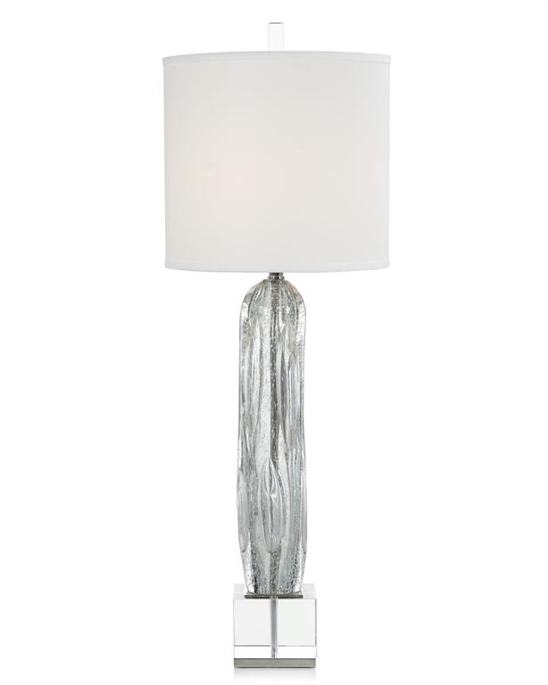 Настольная лампа Argentine Blue-Grey Art Glass