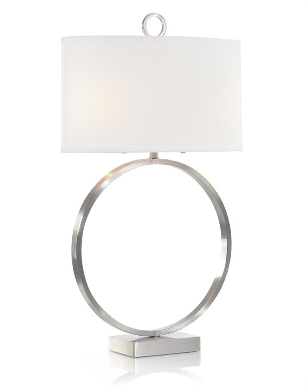 Настольная лампа Brushed Nickel Small Open-Ring
