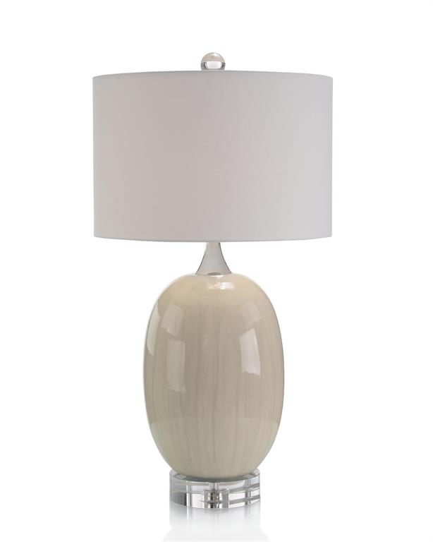 Настольная лампа Ceramic Table Lamp with Crystal Base