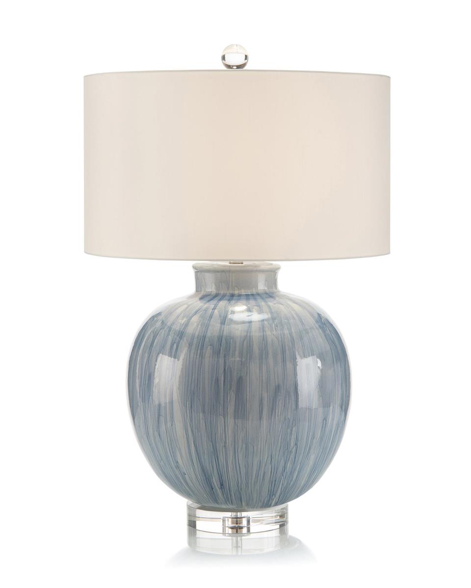 Настольная лампа Ceramic Table Lamp in Rainstorm Blue