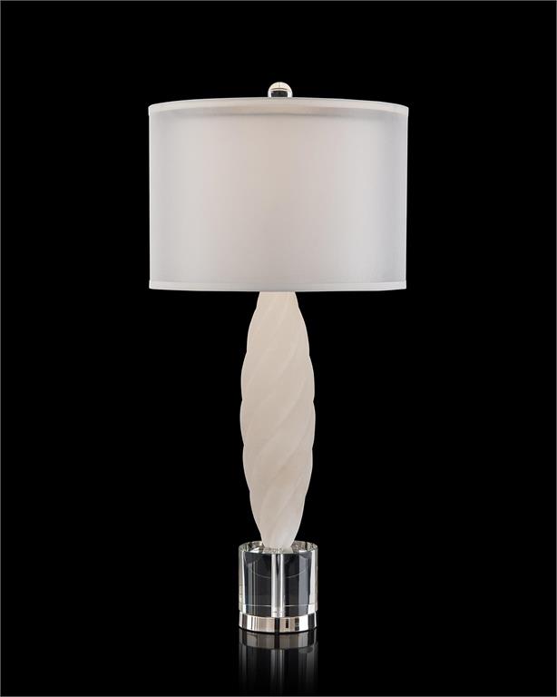 Настольная лампа Alabaster Table Lamp with Crystal Base