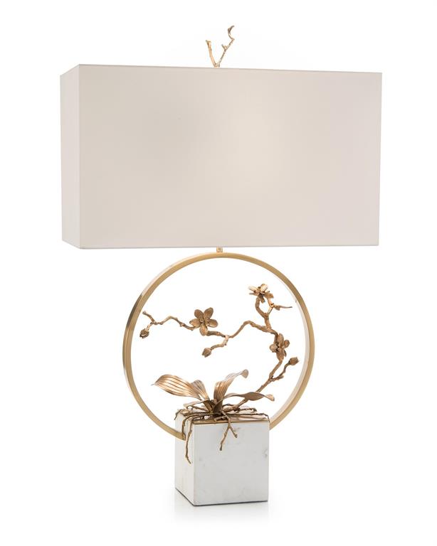 Настольная лампа Antique Brass Orchid