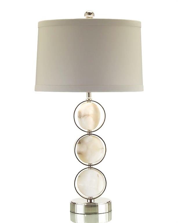 Настольная лампа Caged Alabaster Discs