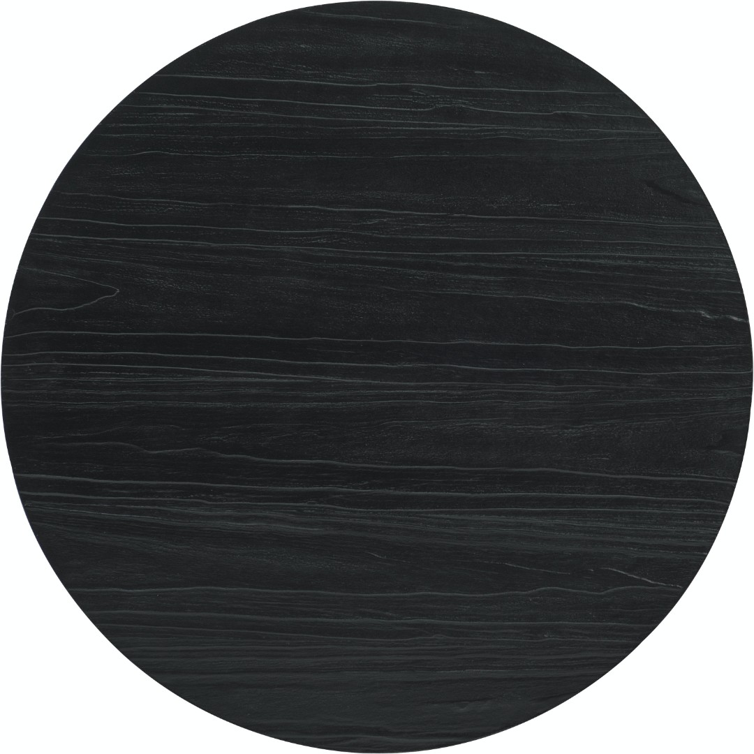 Стол обеденный круглый Chapman Shou Sugi Ban Petite Round Dining Table