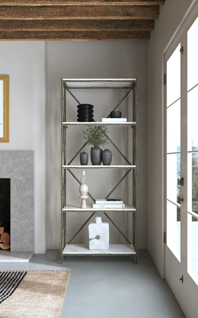 Этажерка Commerce & Market Metal-Stone Etagere