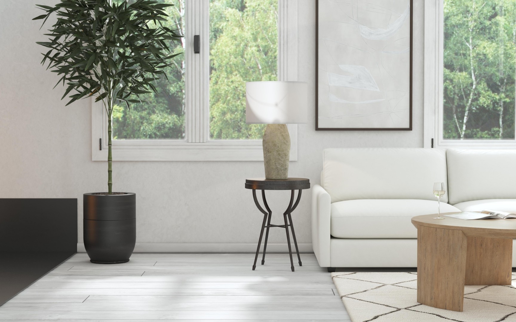 Стол придиванный Commerce & Market Metal Side Table