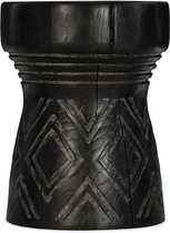 Стол придиванный Commerce & Market Carved Stump Side Table