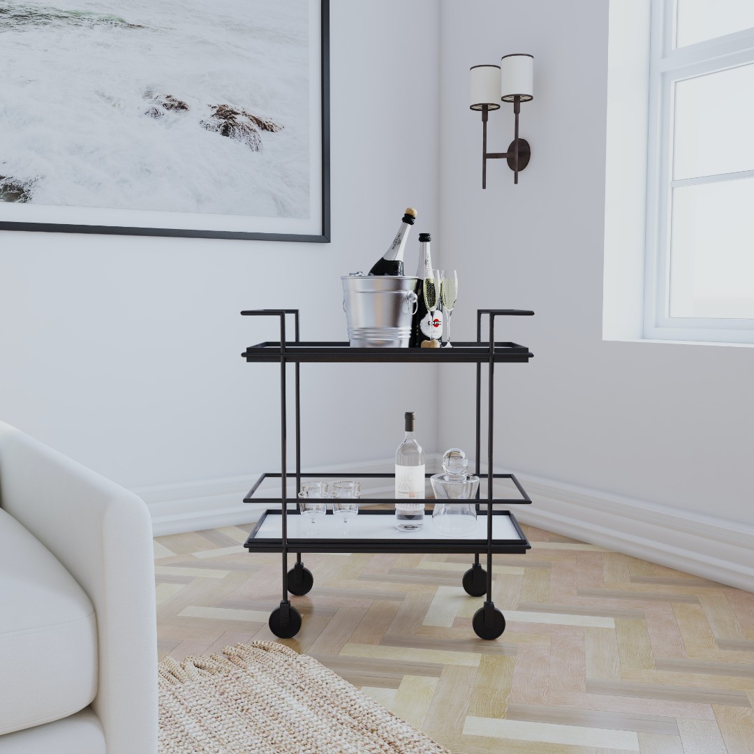 Стол сервировочный Commerce & Market Bar Cart