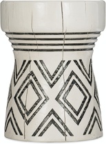 Столик придиванный Commerce & Market Carved Stump Side Table