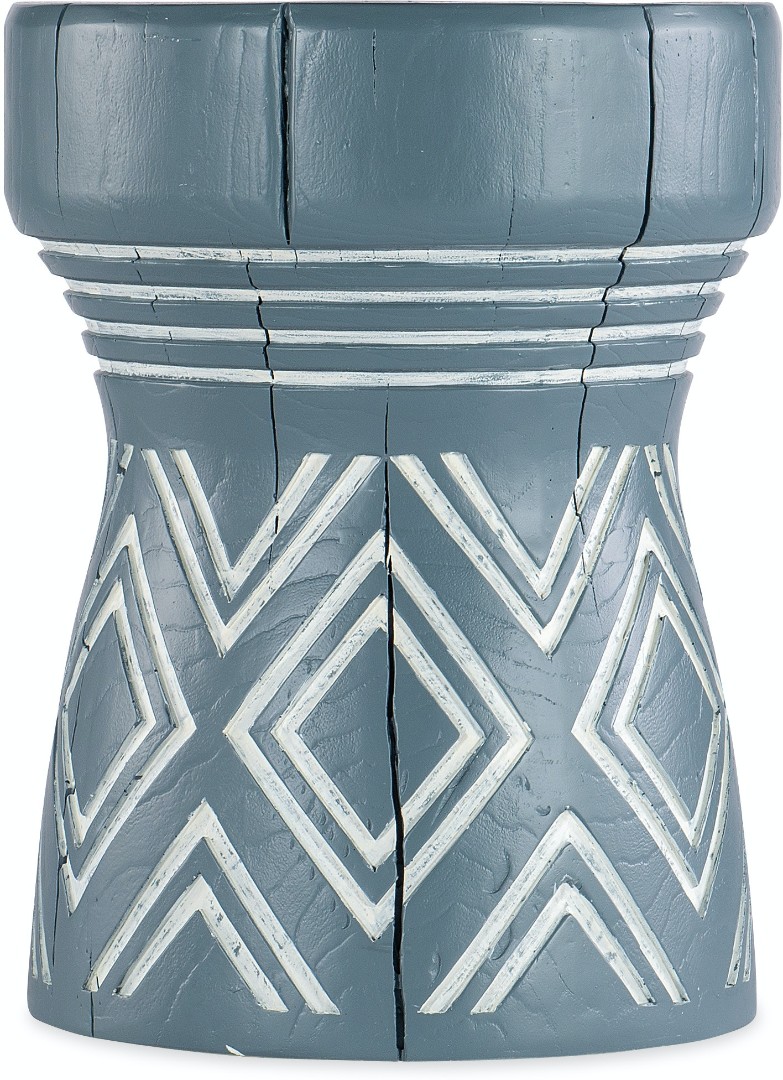 Стол придиванный Commerce & Market Carved Stump Side Table1