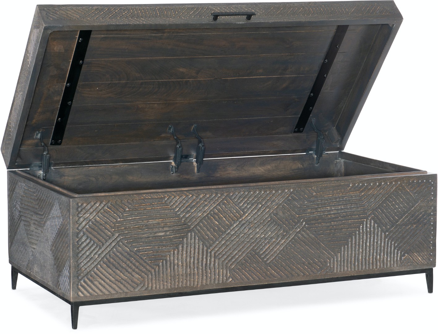 Стол коктейльный Commerce & Market Carved Chest Cocktail