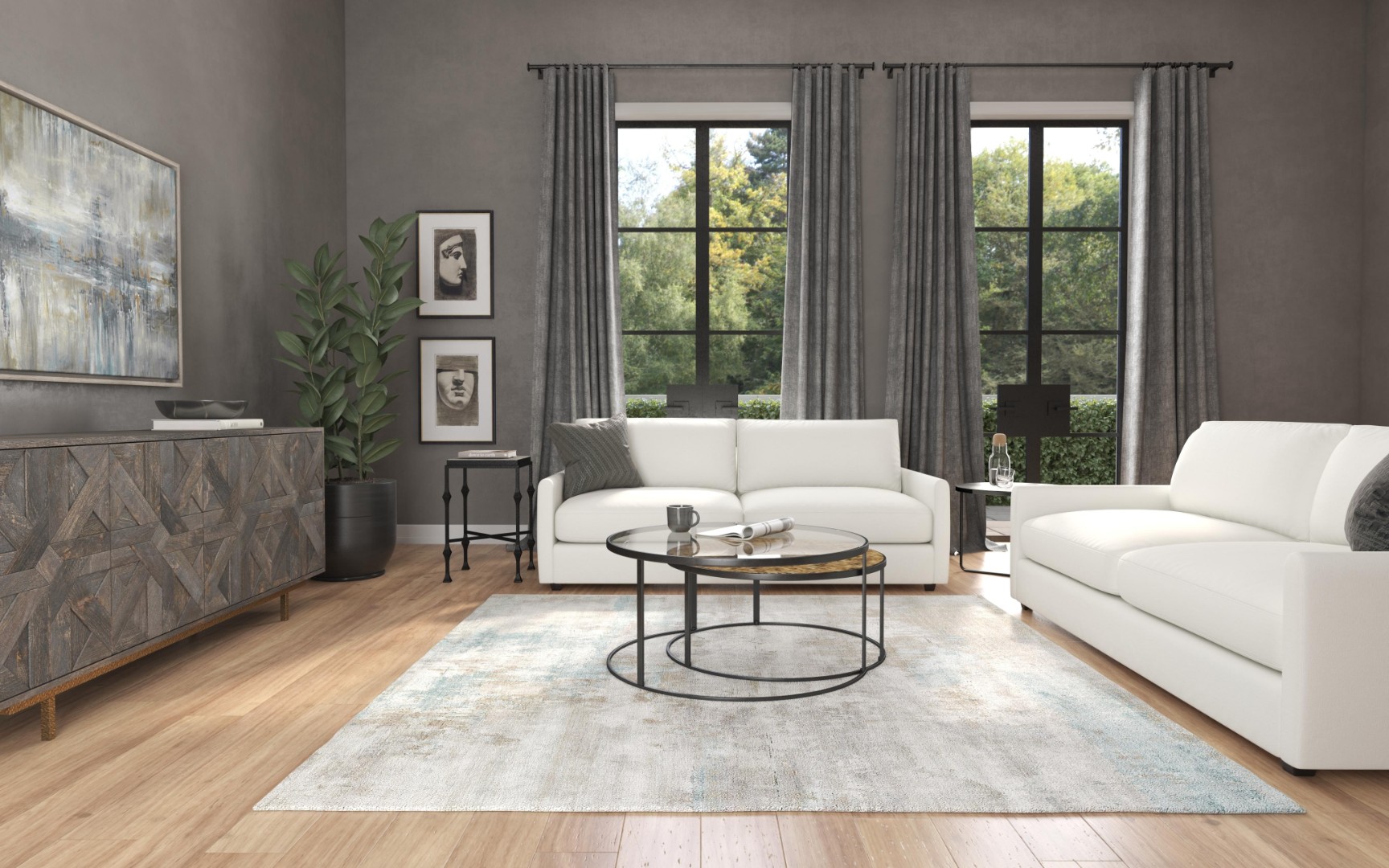 Стол коктейльный Commerce & Market Chatham Nesting Cocktail Tables