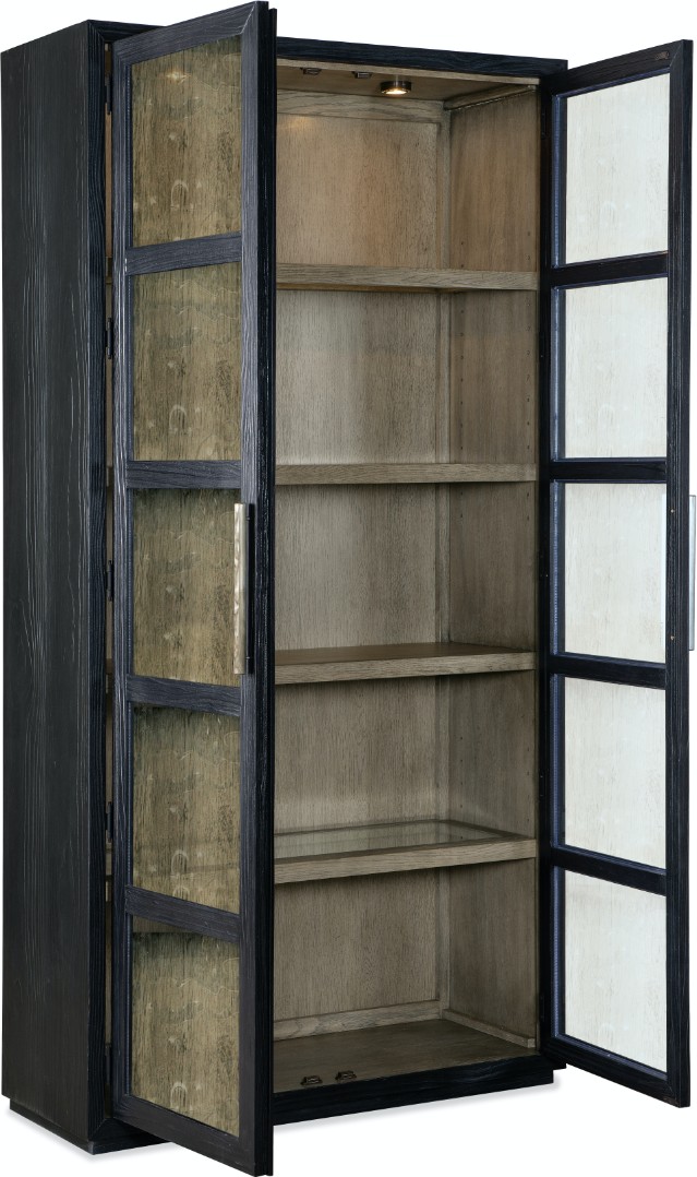 Витрина Linville Falls Shou Sugi Ban Curio