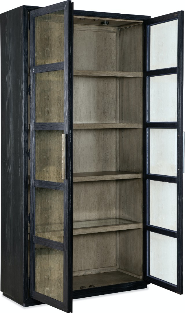 Витрина Linville Falls Shou Sugi Ban Curio