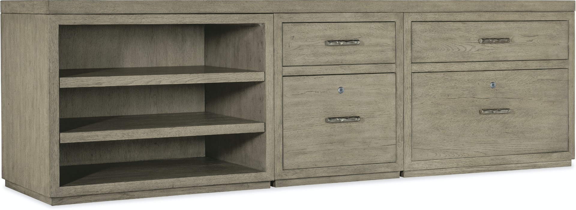 Тумба для кабинета Linville Falls Credenza - 96in Top-Small File-Lateral File and Open