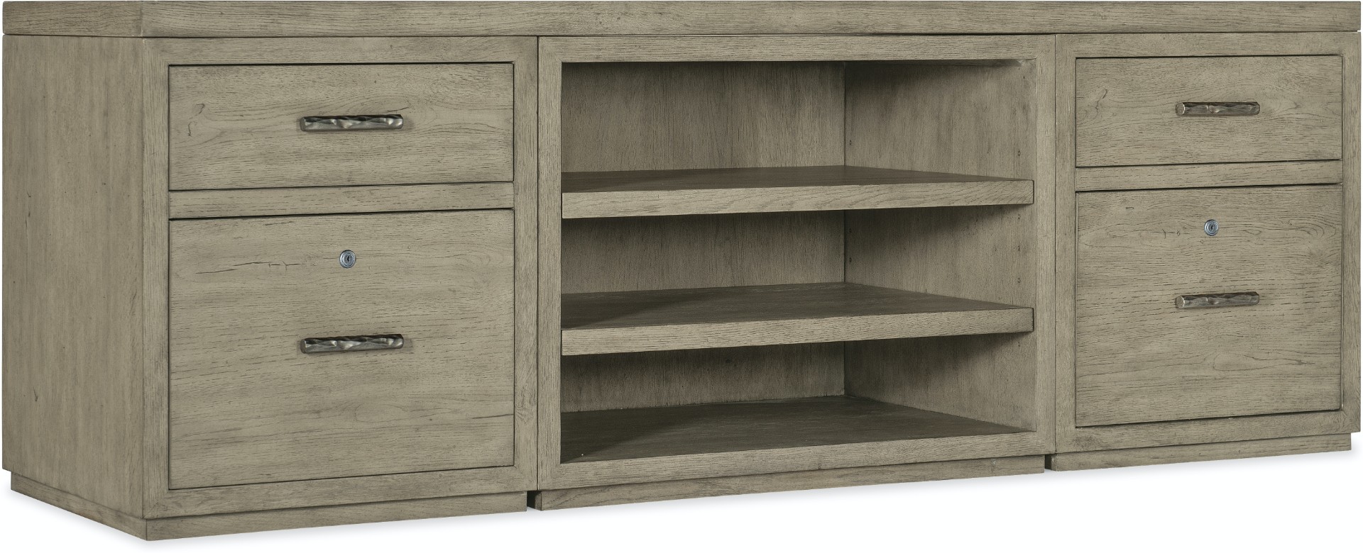Тумба для кабинета Linville Falls Credenza - 84in Top-2 Small Files and Open