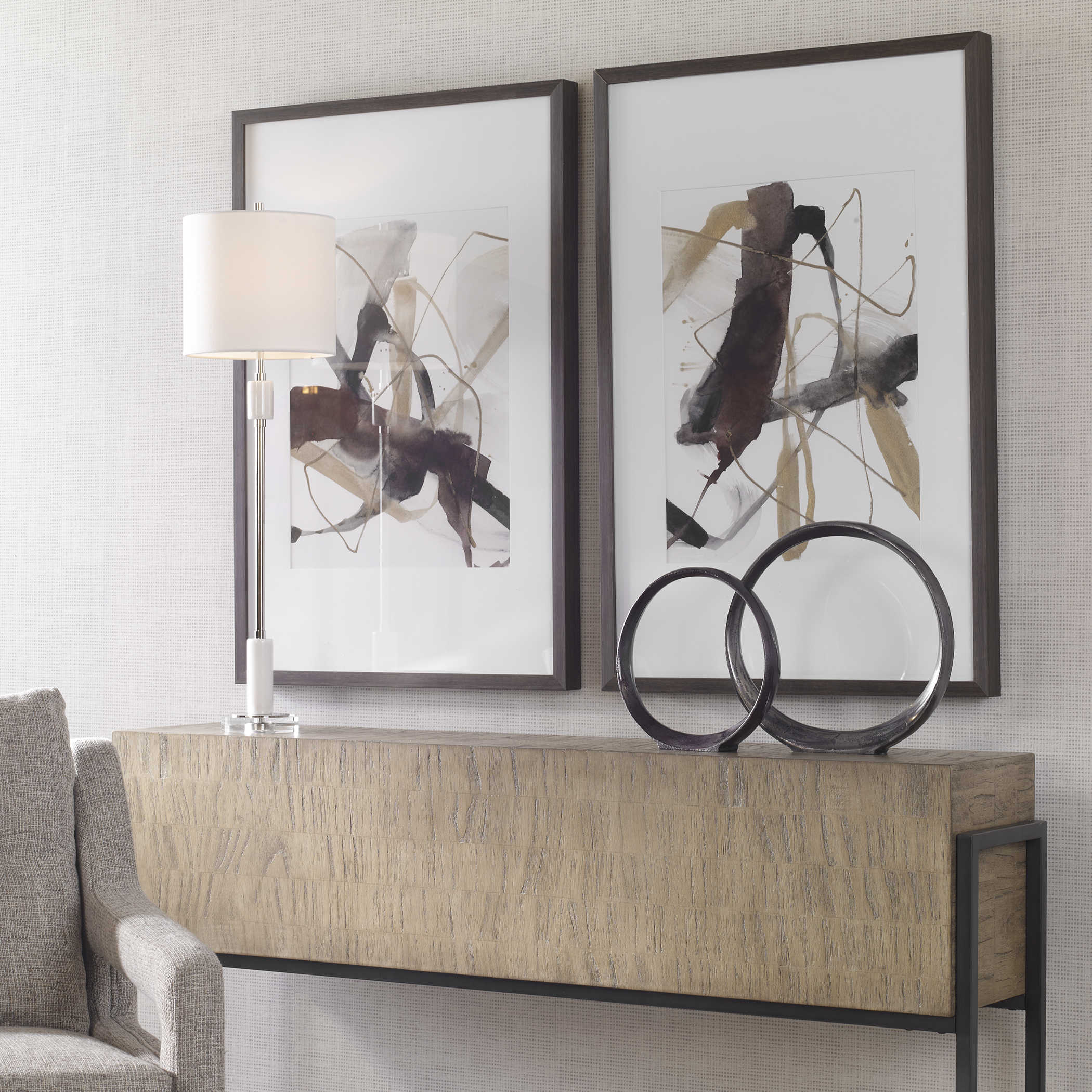 Картина BURGUNDY INTERJECTION