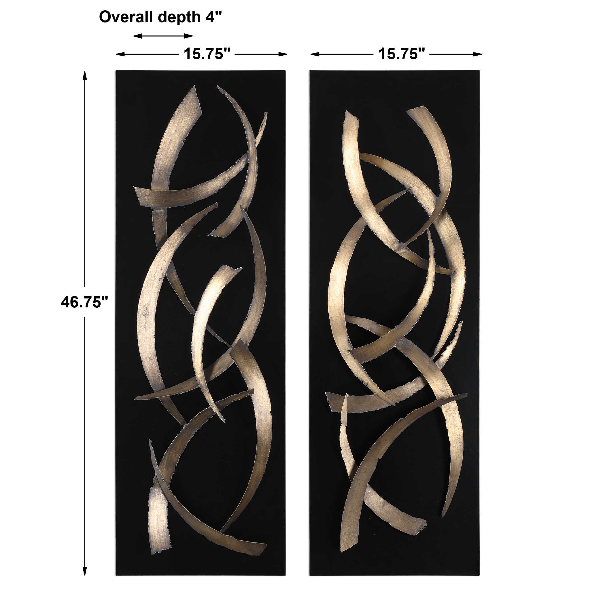 Стеновые панели BRUSHSTROKES (комплект из 2 штук)