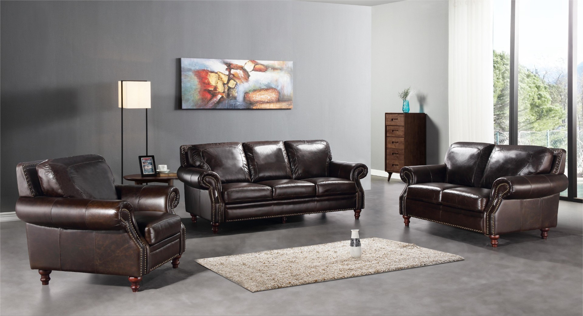 Кресло кожаное LEX