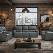 Диван с реклайнером НИКОЛЬ/NICOLE