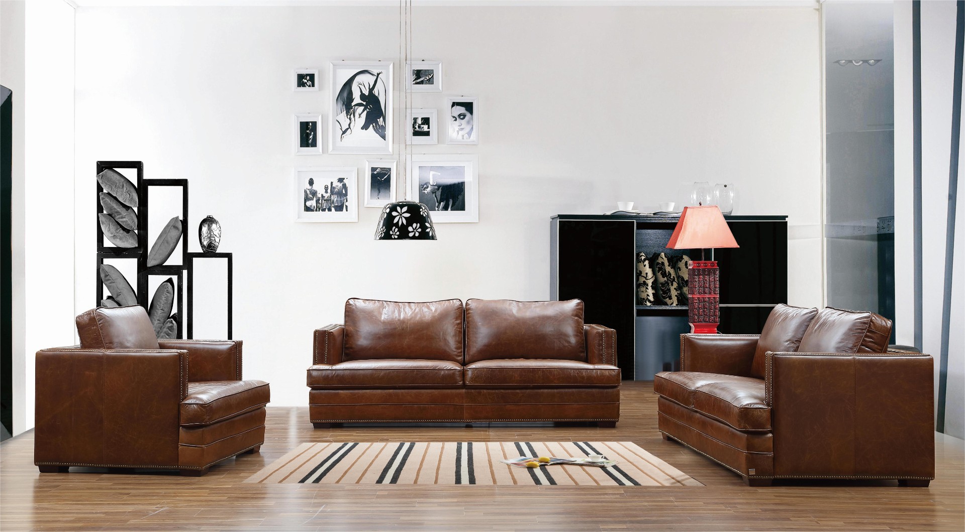 Диван кожаный KINGSTON