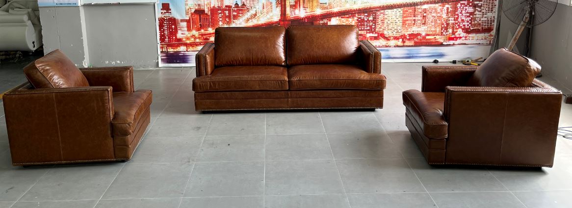 Диван кожаный KINGSTON