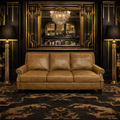 Диван кожаный ЭДЕН/EDEN