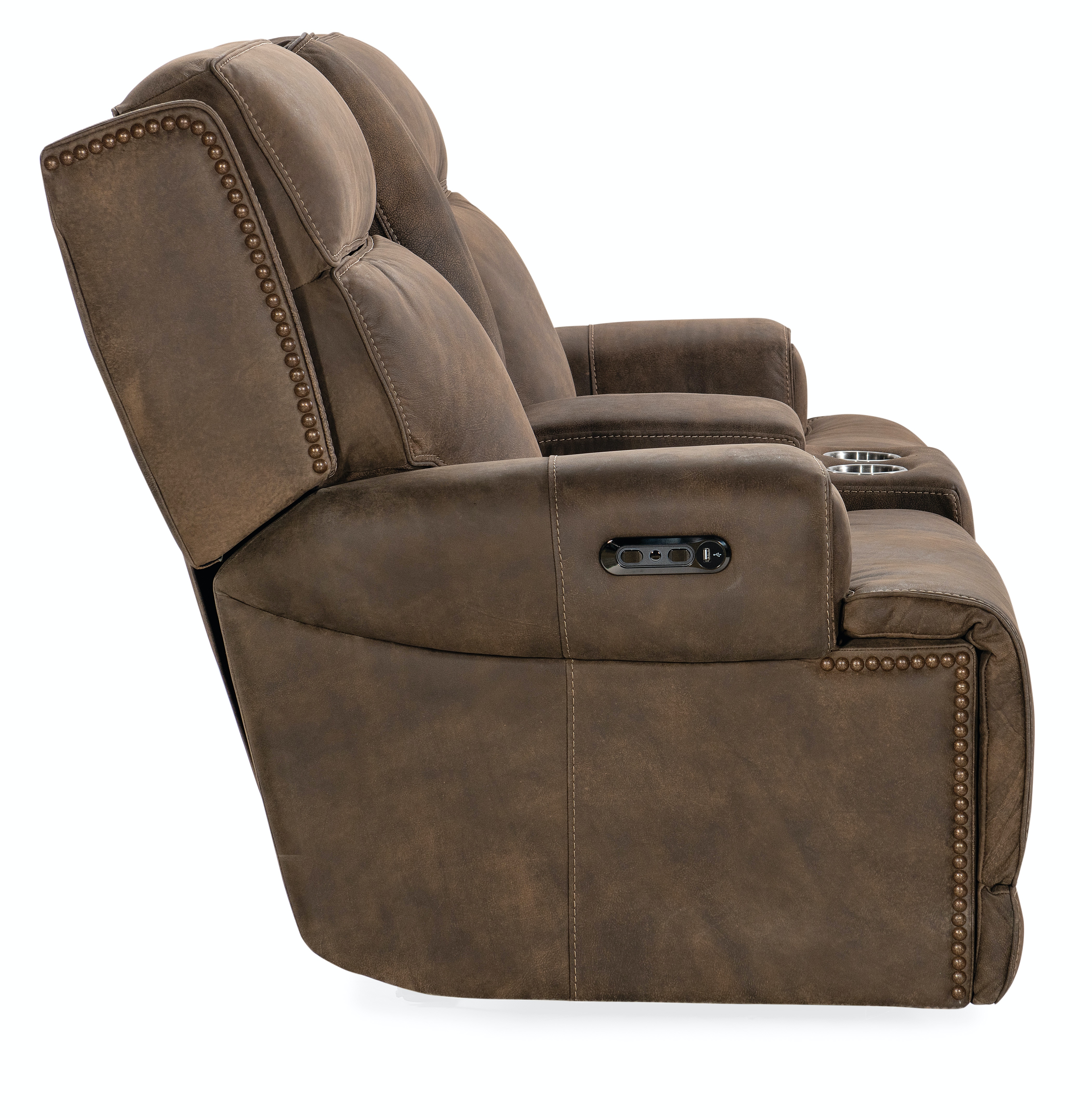 Диван реклайнер Wheeler Power Console Loveseat with Power Headrest