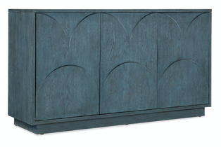 Тумба ТВ Melange Round Valley Three Door Entertainment Credenza