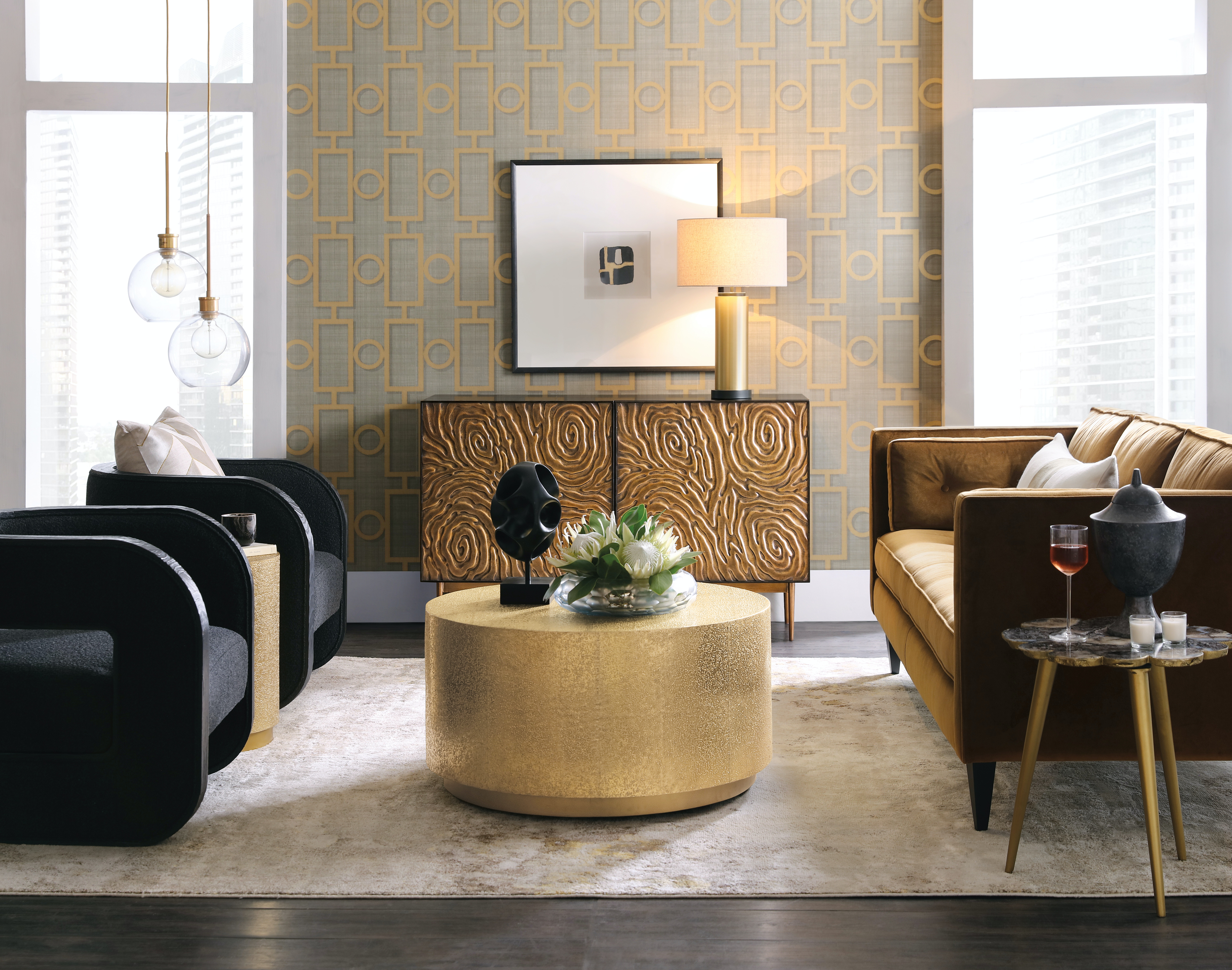 Буфет Melange Fingerprints Two Door Credenza