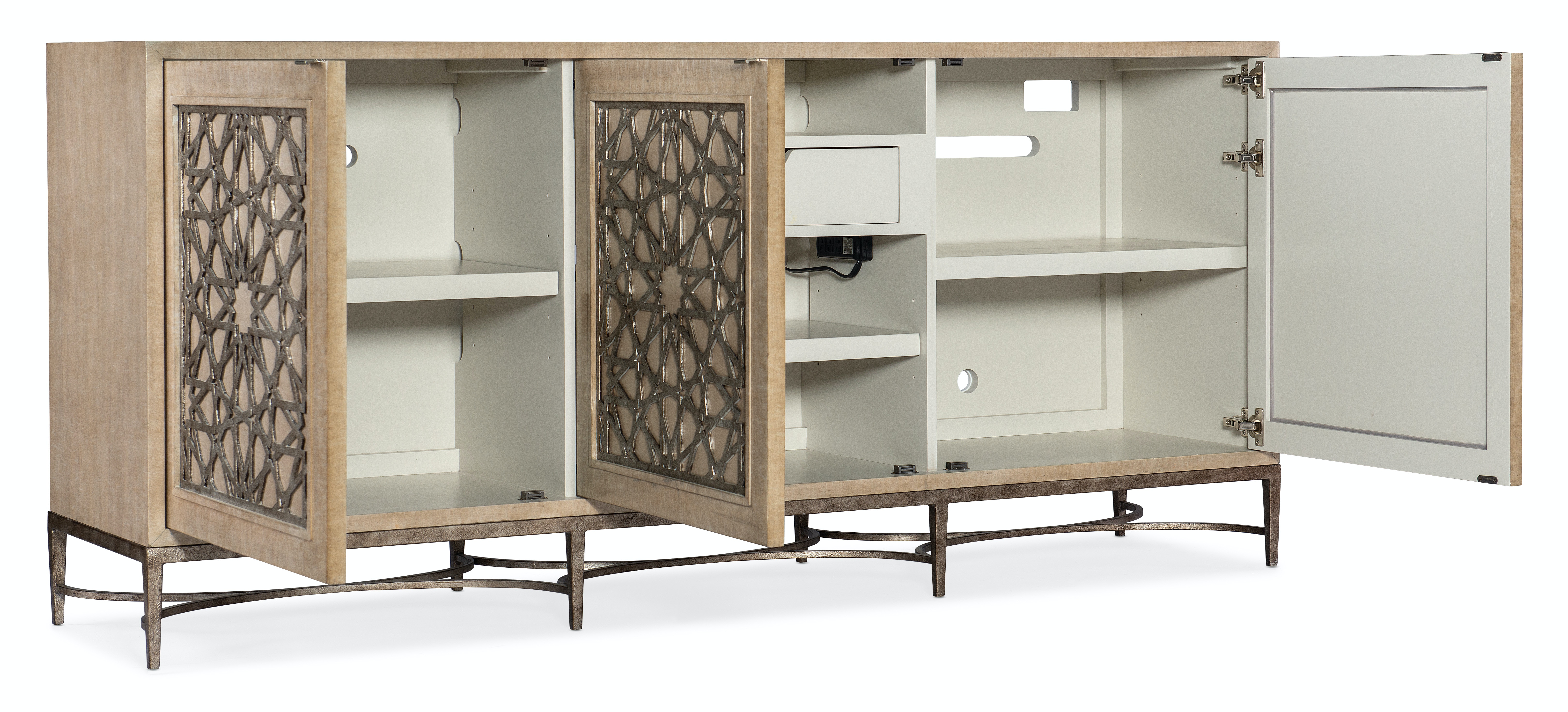 Тумба ТВ Melange Suzani Three Door Entertainment Console