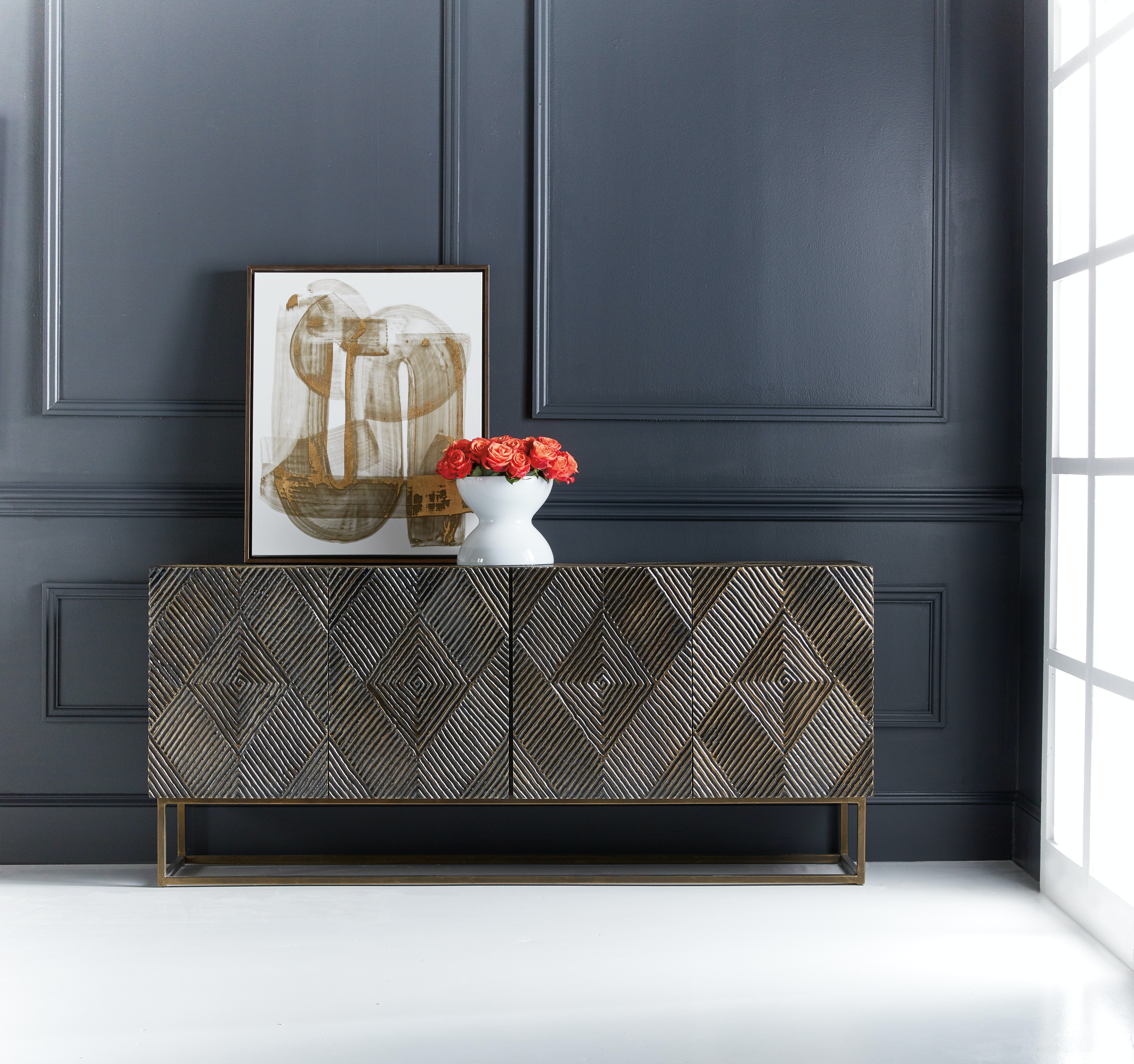 Буфет Melange Marcellus Four Door Credenza